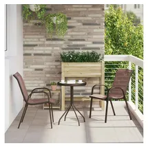 vidaXL Bistroset 3-tlg. Braun