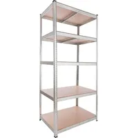 Arebos Schwerlastregal 200x90x60 cm 875 kg Kellerregal Steckregal Lagerregal