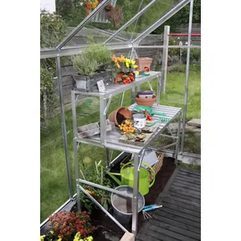 Vitavia Tischaufsatz für Alutisch 121 cm x 28 cm Alu-Blank