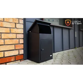 Extralink LockStar Paketbox Schwarz inkl. Zeitungsfach