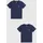 Champion T-Shirt CHAMPION, Jungen, Gr. L (152/158), nny, nny, ns, Jersey, Obermaterial: 100% Baumwolle, schmal normal, Rundhals, abgesteppt, Shirts T-Shirt, 2er-Pack, Kurzarm, mit Rundhalsausschnitt, aus Baumwolle