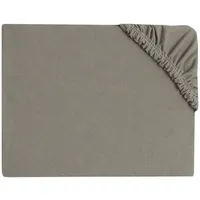 ZOLLNER Spannbettlaken,, Braun, 140x200 cm, Oeko-Tex® Standard 100, Schlaftextilien,