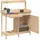 vidaXL Pflanztisch mit Schrank Braun 110,5 x 45 x 124,5 cm