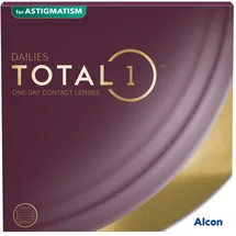 Alcon Dailies Total 1 for Astigmatism 90 Linsen) PWR:-3.25, BC:8.6, DIA:14.5, CYL:-0.75, AXIS:90