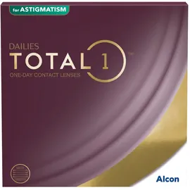 Alcon Dailies Total 1 for Astigmatism 90 Linsen) PWR:-3.25, BC:8.6, DIA:14.5, CYL:-0.75, AXIS:90