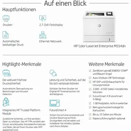 HP Color LaserJet Enterprise M554dn