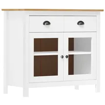 vidaXL Sideboard Hill 90 x 80 x 40 cm Weiß