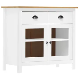 vidaXL Sideboard Hill 90 x 80 x 40 cm Weiß