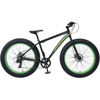 WYNN Fatbike WYNN "FAT2.0" Gr. 46, schwarz (schwarz, schwarz), Fahrräder, 46cm, 26 Zoll (66,04cm)