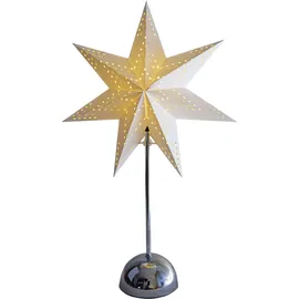 Best Season LED-Standstern Cellcandle Metall/Papier 55x35 cm Weiß