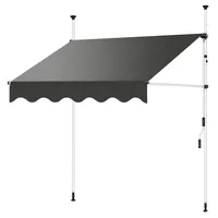 MuCoLa Klemmmarkise 250 cm grau