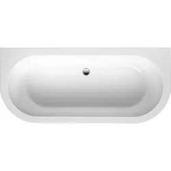 Raumspar-Badewanne Edena (Ausführung: Raumspar Badewanne Edena 1800x580x790mm Weiss inkl. Wassereinlauf)