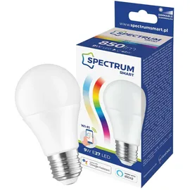 Spectrum Smart LED Birnenform 9W = 62W E27 matt RGBW + CCT 2700K - 6500K Tuya Wi-Fi