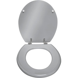 WENKO WC-Sitz Prima Silber glänzend