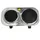 Camry Premium Camry CR 6511 stove Freestanding Black Stainless steel Electric, Kochplatte, Schwarz, Silber