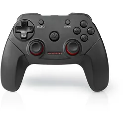 Nedis GGPDW110BK, Gamepad, PC, D-Pad, Home button, Schaltfläche Auswählen, Schal