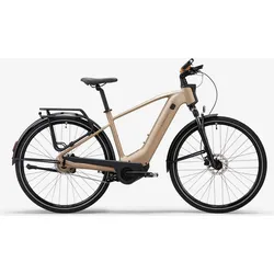 E-Bike Trekkingrad 28 Zoll E-ACTV 900 Automatikgetriebe hoher Einstieg aschbeige L