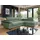 Mirjan24 Eckcouch Abriamo 10 L-Form 2-Sitzer Grün