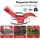 SoBuy Sonnenliege OGS28 Rot