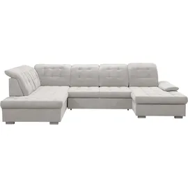 werk2 Eckcouch Polyester U-Form 3-Sitzer Weiß