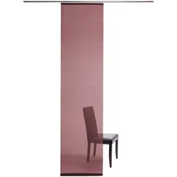 Schiebegardine HOMING "Manhattan", rot (karminrot), B:60cm H:245cm, Polyester, Gardinen, modern, Wohnzimmer, Schlafzimmer