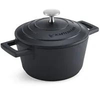 Master Class MasterClass Aluminiumguss-Auflaufform, schwarz, 16 cm, 1,4 Liter,