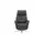 HIMOLLA Fernsehsessel 7051 Leder 74 x 113 x 86 cm Grau mit Kopfteil
