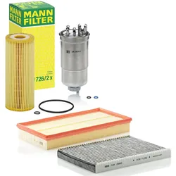 Inspektionspaket MANN-FILTER Filtersatz für VW SKODA AUDI GOLF IV A3 OCTAVIA