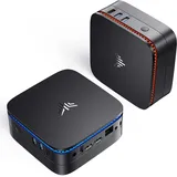 ACEMAGICIAN AK1PRO Mini PC Celeron N5105 2.9GHz 16GB RAM 512GB SSD M.2 Micro Desktop Computer, 4K UHD, WLAN, Gigabit Ethernet, HDMI X 2 für Business, Heimkino, W11