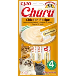 INABA CAT Churu Hühnerfleisch-Rezept 4x14g