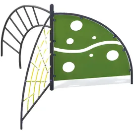 JV Möbel Klettergerüst Hängeübergänge und Kletterstangen mehrfarbig