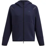 Under Armour Unstoppable Fleece Kapuzenjacke Damen 410 - midnight navy/black M