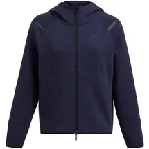 Under Armour Unstoppable Fleece Kapuzenjacke Damen 410 - midnight navy/black M