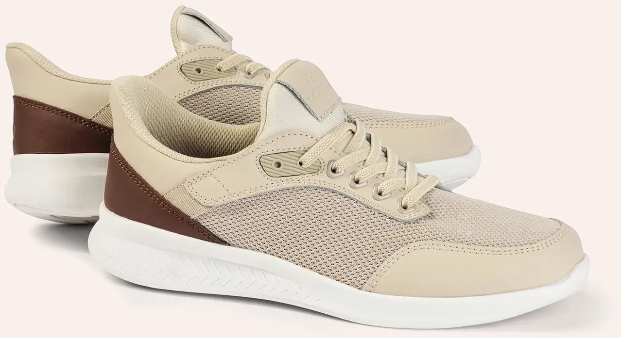 Walbusch Herren Ultraleicht Sneaker Mühelos Beige