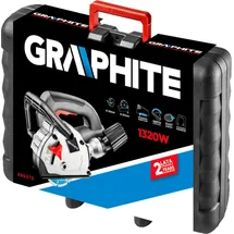 Graphite Mauernutfräse 1320 W, inklusive Koffer
