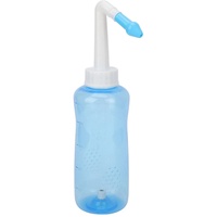 Nasendusche 500ml, Nasenspülflasche mit 2 Nasenspülspitzen Leer Nasenspülkanne für Nasenreinigung und Nasenspülung, für Kinder Erwachsene Effektive Reinigung der Nase