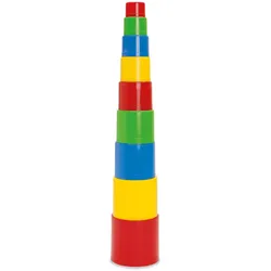 Dantoy 5417 - Pyramide, rund 9-teilig, umweltfreundlich
