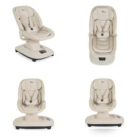 Cangaroo Babywippe Hera elektrisch, Musik, Moskitonetz, 360-Grad-Drehung, Timer beige