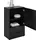 FMD Kommode Dark 49,7 x 81,3 x 31,7 cm Schwarz