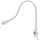 Lunartec LED-Bett- & Leseleuchte mit Schwanenhals & USB-Ladebuchse, 3 W, 180 lm