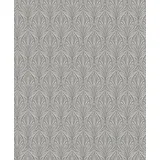 Rasch Textil Rasch Tapeten 810233 - Vliestapete mit Relief Ornamenten in Grau aus der Kollektion Selection - 10,05 m x 0,53 m (LxB)