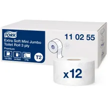 TORK Toilettenpapier Mini Jumbo 3-lagig weiß 12 Rollen