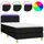 vidaXL Boxspringbett 100 x 200 cm Schwarz