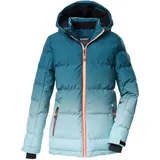 KILLTEC Mädchen Skijacke/Ski-Steppjacke mit Kapuze und Schneefang KSW 330 GRLS SKI QLTD JCKT, peppermint, 164, 42469-000