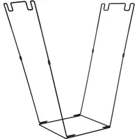 Müllsackständer, hoher Müllsackständer zur Mülltrennung, Metall-Müllsackhalter, Müllsackhalter, Ständer, Outdoor-Sack-Stützständer, vielseitig einsetzbar für Camping, Blätter, Gartenarbeit, Partys,