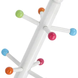 Zeller Garderobenständer Kinder 38 x 38 x 124 cm Weiß