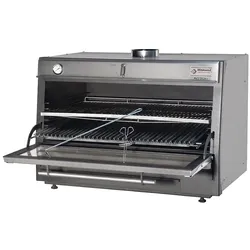 Profi BBQ Holzkohlegrill Inox bis 120 kg Fleisch/h