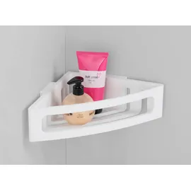 Wenko Turbo-Loc Eckablage Bralia, weiß
