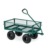 Relaxdays Bollerwagen Handwagen grün