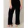 Base Level Curvy "Arah", Damen, Gr. 48, Länge 32, schwarz, Web, Obermaterial: 97% Polyester, 3% Elasthan, unifarben, loose fit extralang, Hosen Treggings, mit elastischem Bund